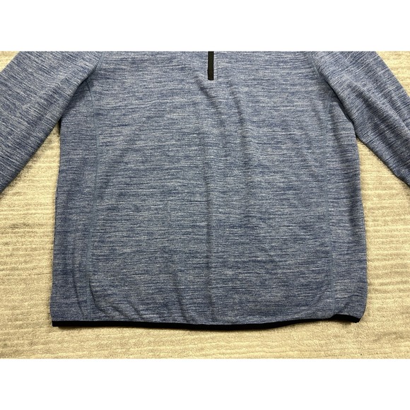 Avalanche Sweater‎ Mens Large Blue 1/4 Zip Long Sleeve Polyester Blend - Picture 3 of 13